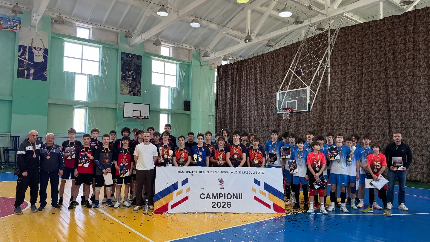 Campionatul Republicii Moldova la volei între juniori U-16 s-a încheiat